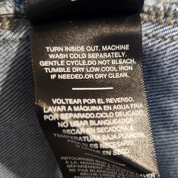 7 For All Mankind Blue Denim Mini Dress - Picture 16 of 16